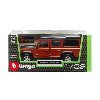 Автомодель - LAND ROVER DEFENDER 110 (асорті білий, помаранчевий металік 1:32)