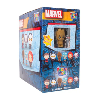 Колекційна гумка-пазл серії "Puzzle Palz" &ndash; МАРВЕЛ (в капс., в асорт.)