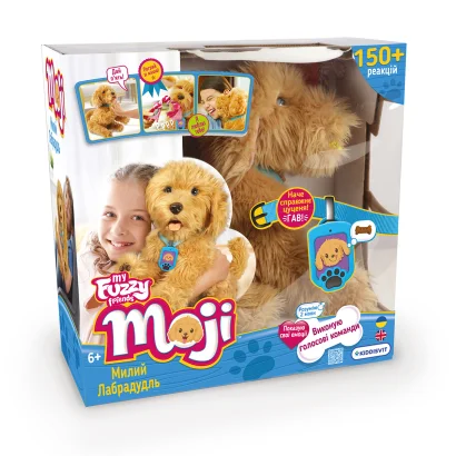 Інтерактивна іграшка MY FUZZY FRIENDS &ndash; ЛАБРАДУДЕЛЬ MOJI (українська та англійська)