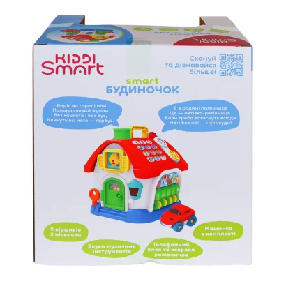 Ігровий центр KIDDI SMART &ndash; SMART-БУДИНОЧОК (українська, світло)