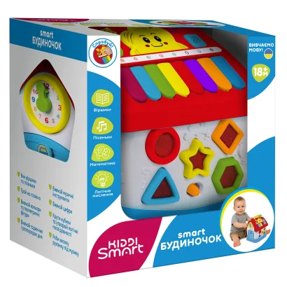 Ігровий центр KIDDI SMART &ndash; SMART-БУДИНОЧОК (українська, світло)