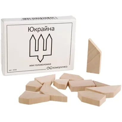 Міні головоломка Юкрайна Заморочка 5026 дерев'яна
