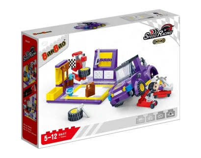 Конструктор "Швидкісні гонки" (242 елм.) Зона обслуговування шин 