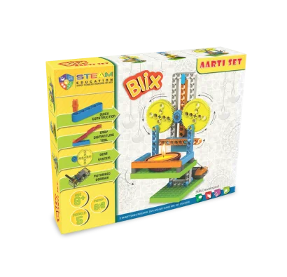 Конструктор поліпропіленовий, розвиваючий з моторчиком "BLIX" Качеля (82 елм./5 моделей) 