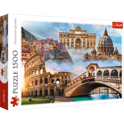 Пазли - (1500 елм.) - &quot;Улюблені місця Італії&quot; / Trefl