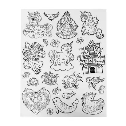 Ароматний набір для творчості серії «Clean Colouring» – ЧАРІВНИЙ СВІТ (розмальовки, маркери, наліпки)