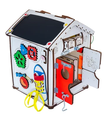 Будиночок розвиваючий. Бізіборд B006 з підсвічуванням