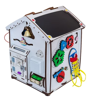 Будиночок розвиваючий. Бізіборд B006 з підсвічуванням