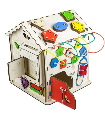 Будиночок розвиваючий. Бізіборд B006, 30х30х40