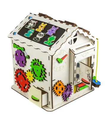 Будиночок розвиваючий. Бізіборд B006, 30х30х40