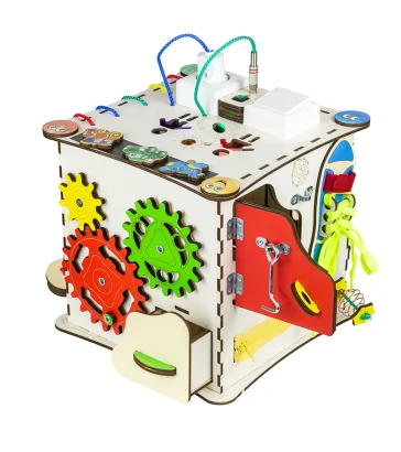 Будиночок розвиваючий. Бізіборд K009 з підсвічуванням