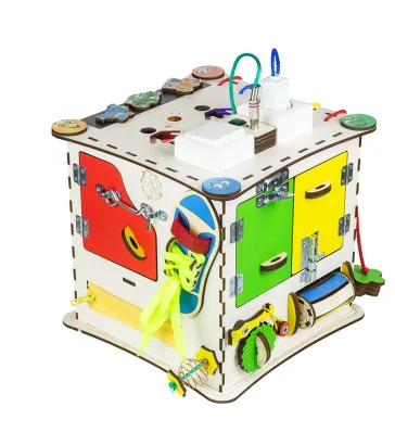 Будиночок розвиваючий. Бізіборд K009 з підсвічуванням