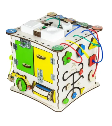 Будиночок розвиваючий. Бізіборд K009 з підсвічуванням