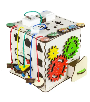 Будиночок розвиваючий. Бізіборд K009 з підсвічуванням