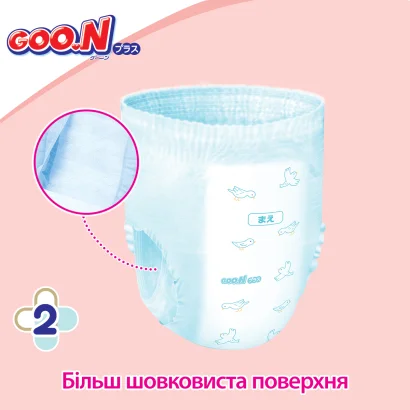 Трусики-підгузки GOO.N Plus для дітей 13-28 кг (розмір ХXL, унісекс, 28 шт)