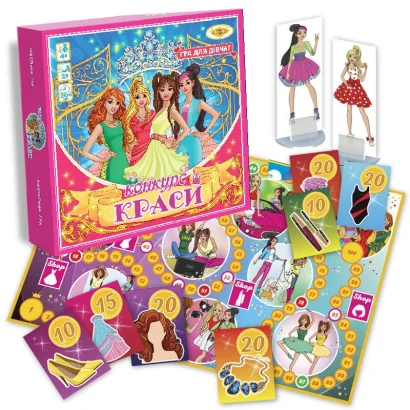 Настільна гра &quot;Конкурс краси&quot; MKB0107 правила гри рос. і укр. мовами