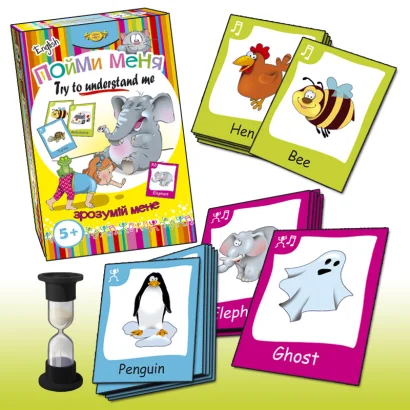 Настільна гра &quot;Зрозумій мене. Try to understand me&quot; MKE0512 англ. мовою