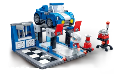 Конструктор "Швидкісні гонки" (243 елм.) Зона заміни масла