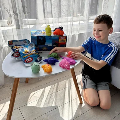 Стретч-іграшка у вигляді тварини &ndash; ЕКЗОТИЧНІ ТВАРИНИ (в диспл.)