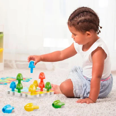 Набір - ДЛЯ ЗАНЯТЬ МОЗАЇКОЮ (великі фішки (16 шт.), картки, основи)