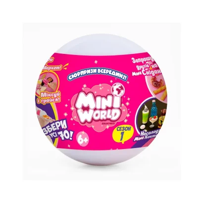 Дисплей ігрових наборів із сюрпризом Mini World - ПІКНІК (24 шт.)