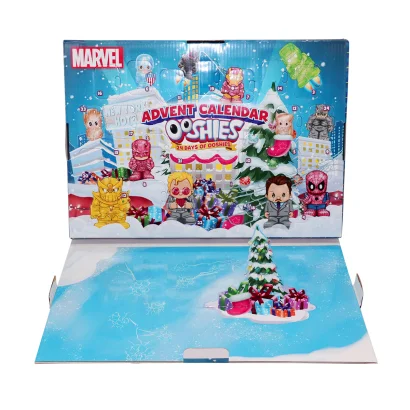 Набір ігрових фігурок OOSHIES &ndash; АДВЕНТ-КАЛЕНДАР МАРВЕЛ (24 фігурки)