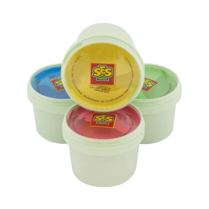 Пальчикові фарби серії "Еко" - МОЇ ПЕРШІ МАЛЮНКИ (4 кольори, у пластикових баночках)