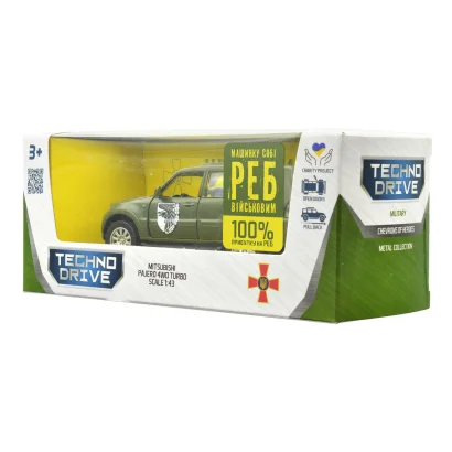 Автомодель серії "Шеврони Героїв" - MITSUBISHI PAJERO 4WD TURBO - "93 ОМБр"