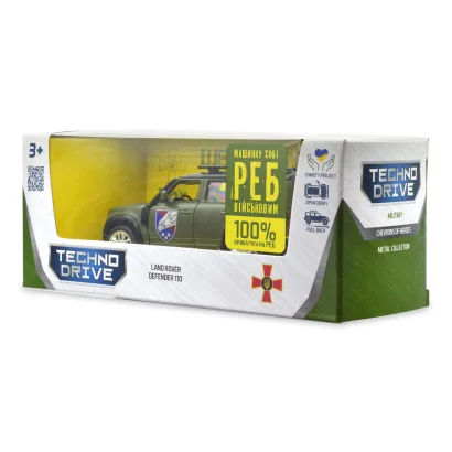 Автомодель серії "Шеврони Героїв" - LAND ROVER DEFENDER 110 - "25 ОПДБр"