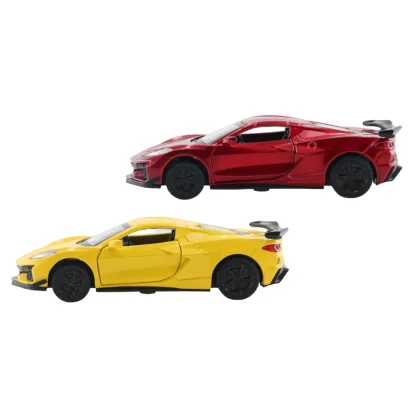 Автомодель &ndash; CHEVROLET CORVETTE C8 Z06 2024 (жовтий, червоний)