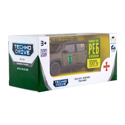 Автомодель серії &quot;Шеврони Героїв&quot; – JEEP RENEGADE TRAILHAWK – &quot;АЙДАР&quot;