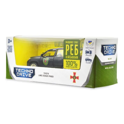 Автомодель серії &quot;Шеврони Героїв&quot; - TOYOTA LAND CRUISER PRADO - &quot;110 ОМБр&quot;