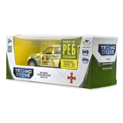 Автомодель серії "Шеврони Героїв" - MITSUBISHI PAJERO 4WD TURBO - "47 ОМБр"