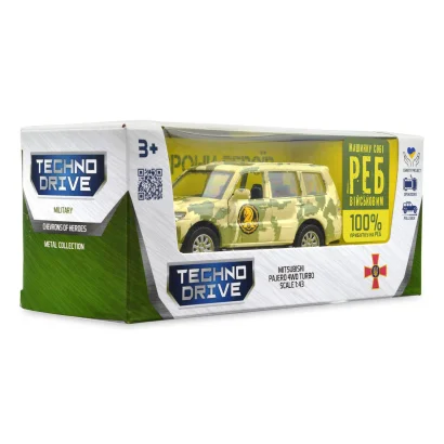 Автомодель серії "Шеврони Героїв" - MITSUBISHI PAJERO 4WD TURBO - "47 ОМБр"