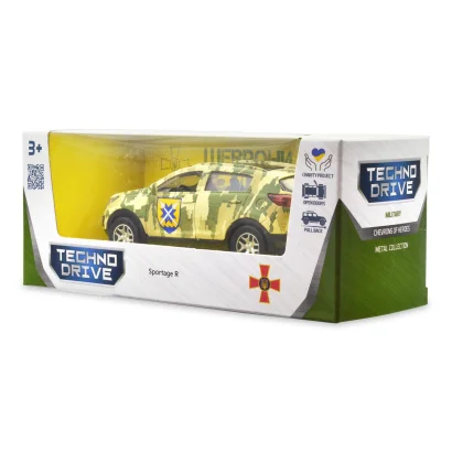 Автомодель серії "Шеврони Героїв" - KIA SPORTAGE R - "56 ОМПБр"