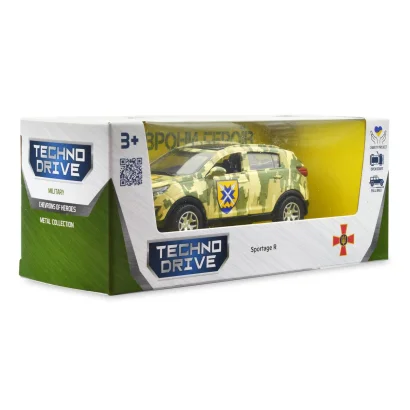 Автомодель серії "Шеврони Героїв" - KIA SPORTAGE R - "56 ОМПБр"