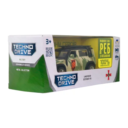 Автомодель серії &quot;Шеврони Героїв&quot; – LAND ROVER DEFENDER 110 – &quot;3 ОШБр&quot;