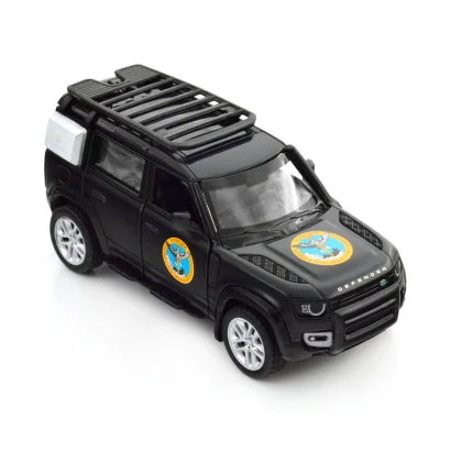 Автомодель серії Шеврони Героїв - Land Rover Defender 110 - ГУР МО
