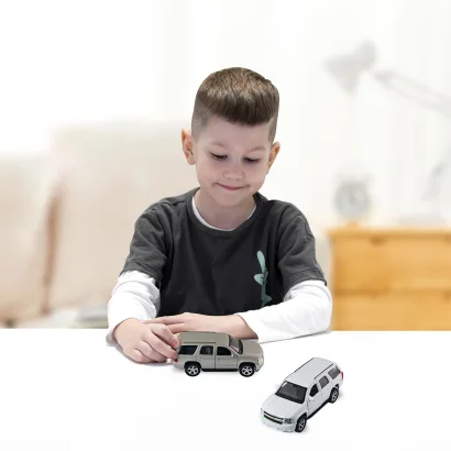 Автомодель - CHEVROLET TAHOE 2008 (білий, сірий)