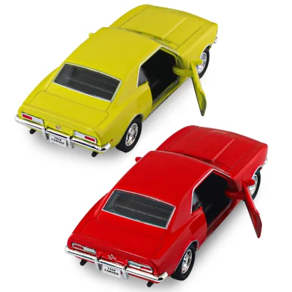 Автомодель - CHEVROLET CAMARO Z28 1968 (червоний, жовтий)