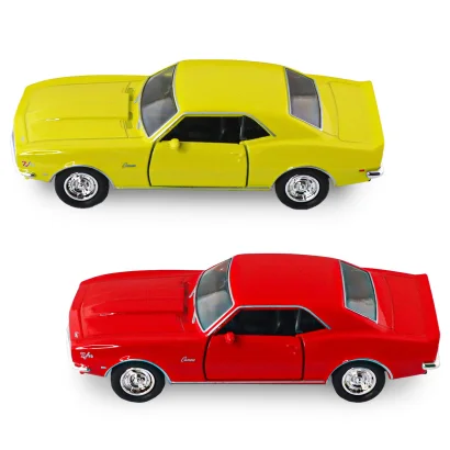 Автомодель - CHEVROLET CAMARO Z28 1968 (червоний, жовтий)