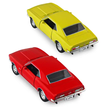 Автомодель - CHEVROLET CAMARO Z28 1968 (червоний, жовтий)
