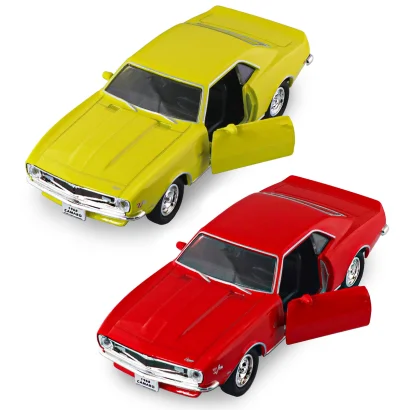Автомодель - CHEVROLET CAMARO Z28 1968 (червоний, жовтий)