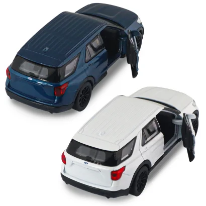 Автомодель - FORD EXPLORER 2023 (перламутрово-білий, блакитний металік)