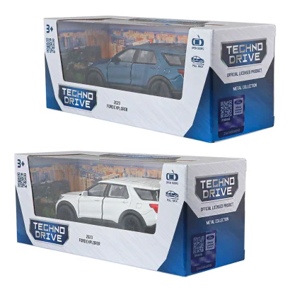 Автомодель - FORD EXPLORER 2023 (перламутрово-білий, блакитний металік)