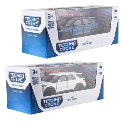 Автомодель - FORD EXPLORER 2023 (перламутрово-білий, блакитний металік)