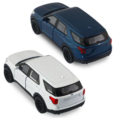 Автомодель - FORD EXPLORER 2023 (перламутрово-білий, блакитний металік)