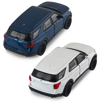 Автомодель - FORD EXPLORER 2023 (перламутрово-білий, блакитний металік)