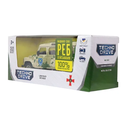 Автомодель серії "Шеврони Героїв" &ndash; LAND ROVER DEFENDER &ndash; "ОК "СХІД"