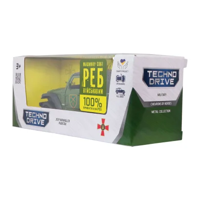 Автомодель серії &quot;Шеврони Героїв&quot; –  JEEP WRANGLER RUBICON – &quot;ОК &quot;ПІВНІЧ&quot;&quot;